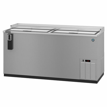 HOSHIZAKI AMERICA Refrigerator, Two Section, Stainless Steel Back Bar Bottle Cooler, Slide Top Doors,  CC65-S